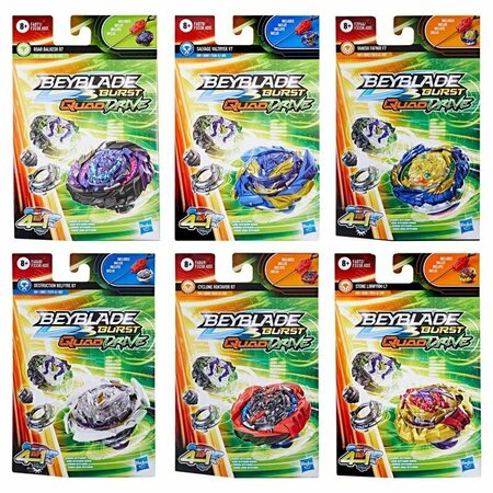 HASBRO Beyblade Burst QuadDrive Spinning Top Starter Pack Assorted HSBF3338